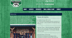 Desktop Screenshot of newpittsburgvetclinic.com